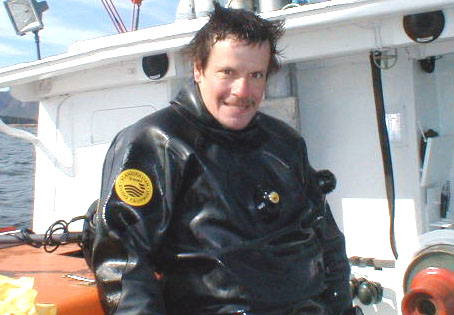 Drysuit diver